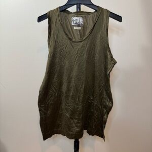 Marc Jacobs Dark Green Tank Top